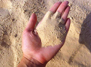 карьерный овражный песок