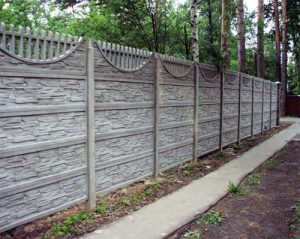 бетонный забор своими руками цена
